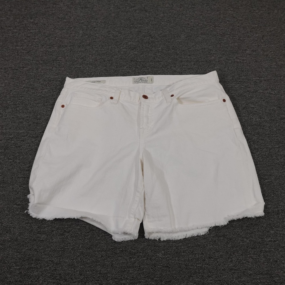 Lucky Brand White Jean Shorts
